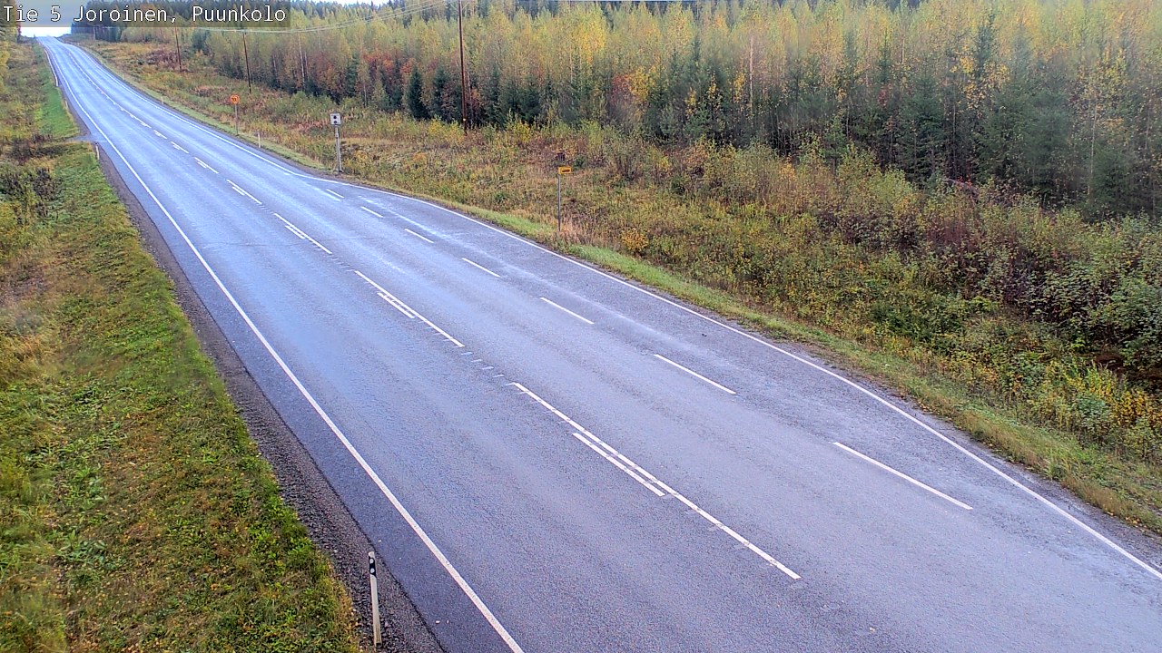 Weather Camera Image Road 5 Joroinen, Puunkolo, Joroinen, Pohjois-Savo