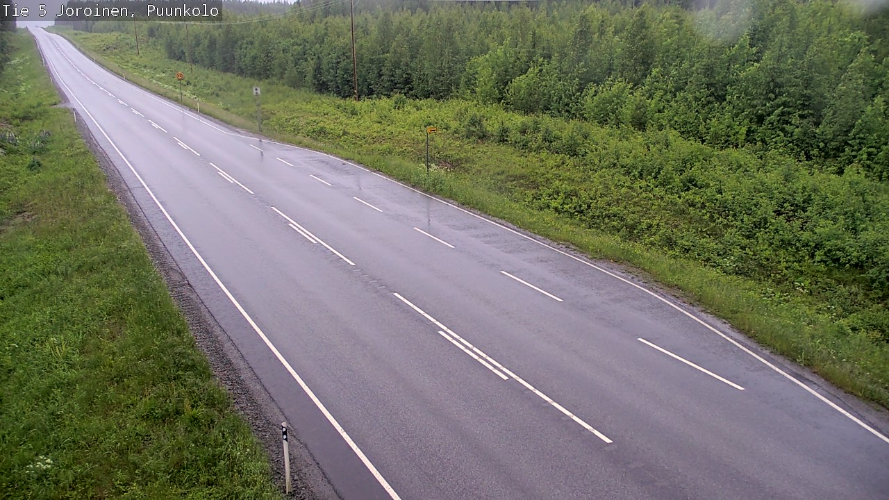 Weather Camera Image Road 5 Joroinen, Puunkolo, Joroinen, Pohjois-Savo