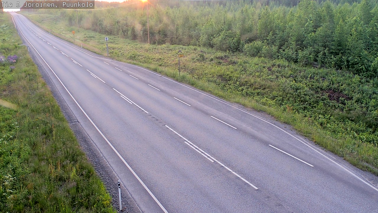Kelikamerat Kuva Tie 5 Joroinen, Puunkolo, Joroinen, Pohjois-Savo
