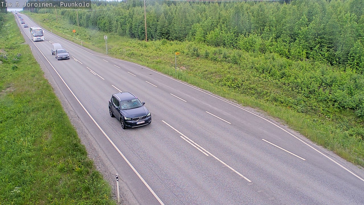 Weather Camera Image Road 5 Joroinen, Puunkolo, Joroinen, Pohjois-Savo