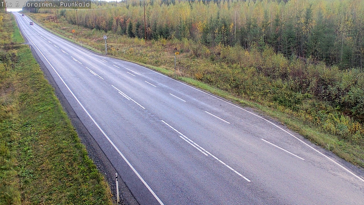 Weather Camera Image Road 5 Joroinen, Puunkolo, Joroinen, Pohjois-Savo