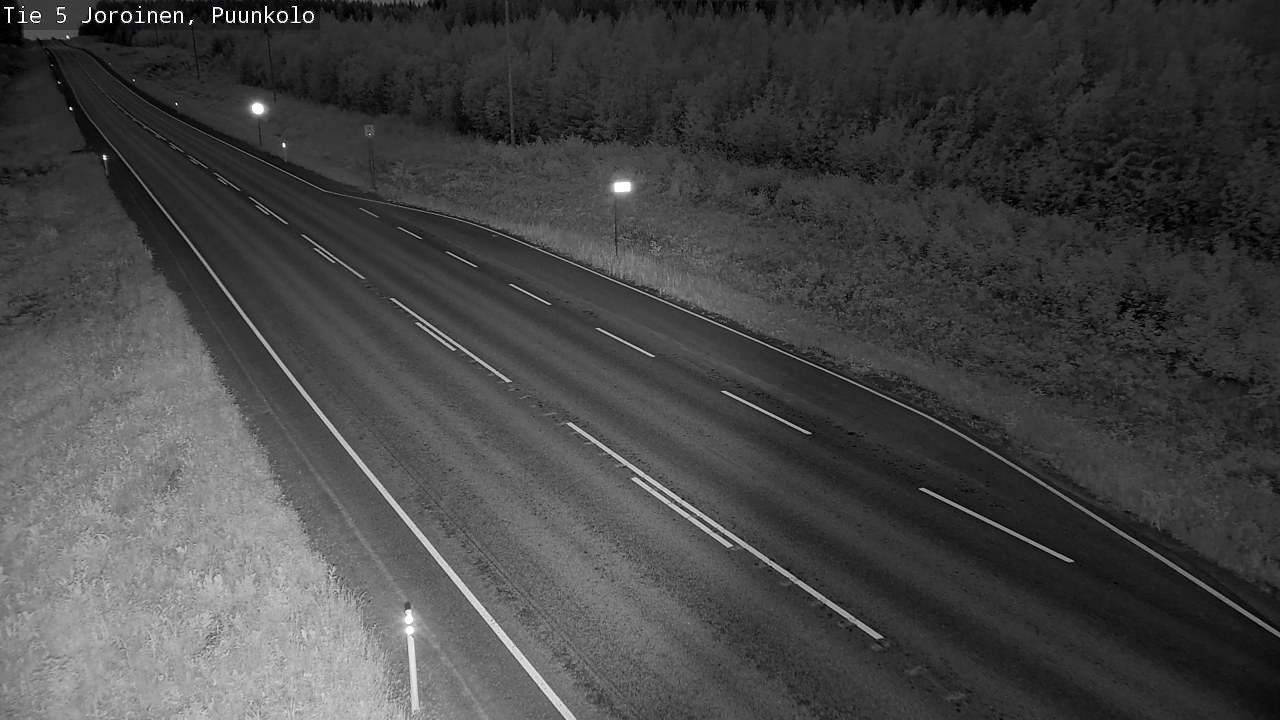 Weather Camera Image Road 5 Joroinen, Puunkolo, Joroinen, Pohjois-Savo