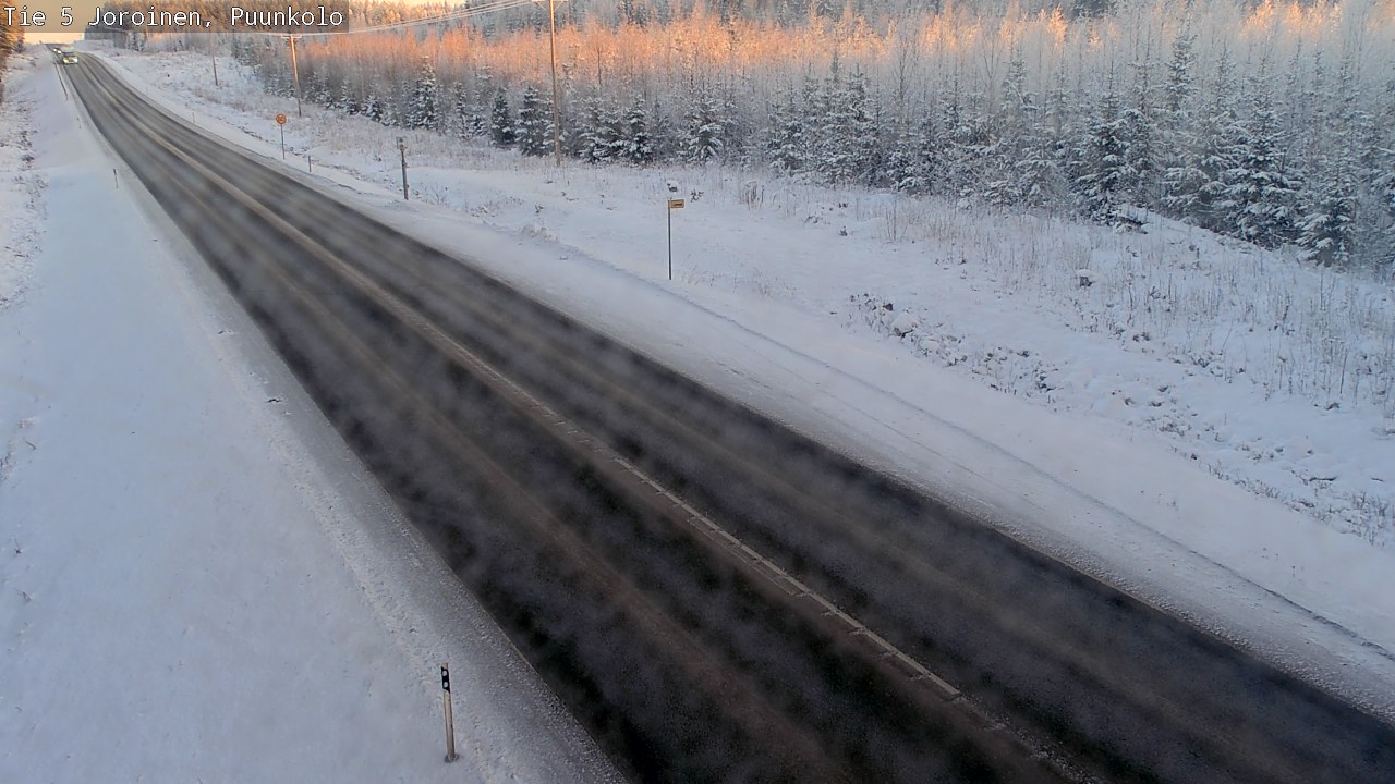Weather Camera Image Väg 5 Joirois, Puunkolo, Joroinen, Pohjois-Savo