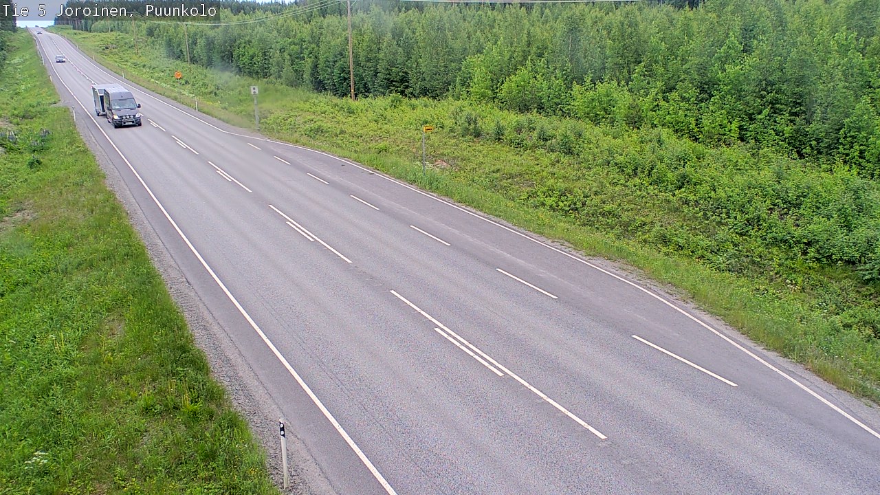 Weather Camera Image Road 5 Joroinen, Puunkolo, Joroinen, Pohjois-Savo
