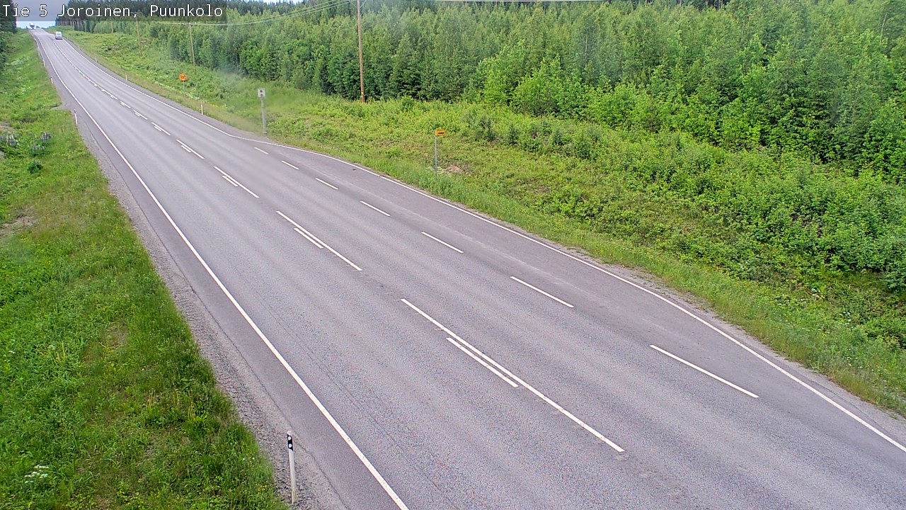 Weather Camera Image Road 5 Joroinen, Puunkolo, Joroinen, Pohjois-Savo