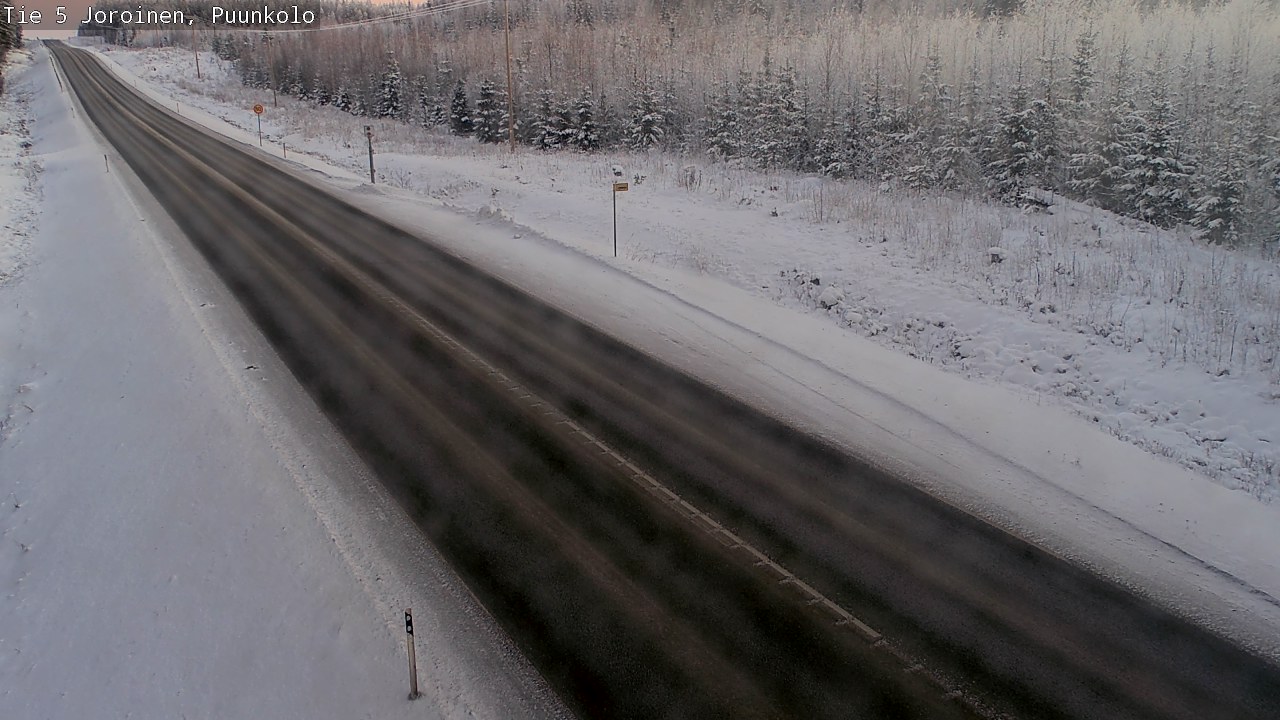 Weather Camera Image Väg 5 Joirois, Puunkolo, Joroinen, Pohjois-Savo