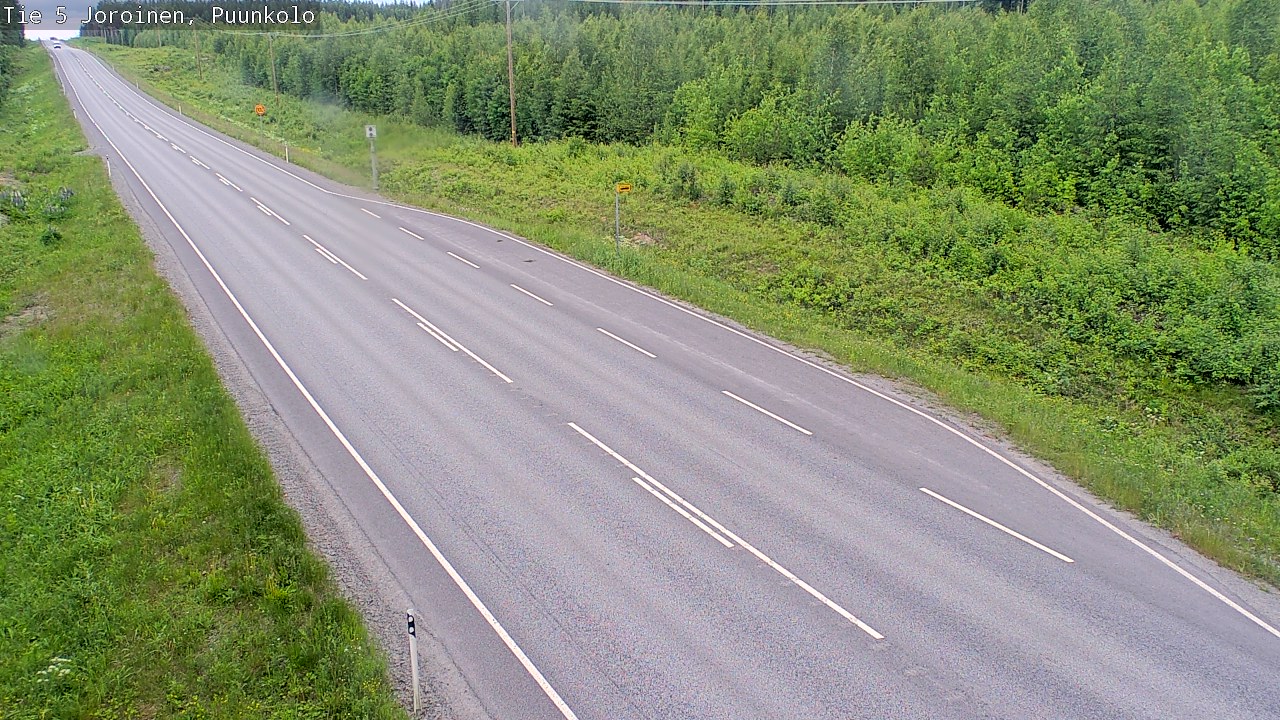 Weather Camera Image Road 5 Joroinen, Puunkolo, Joroinen, Pohjois-Savo