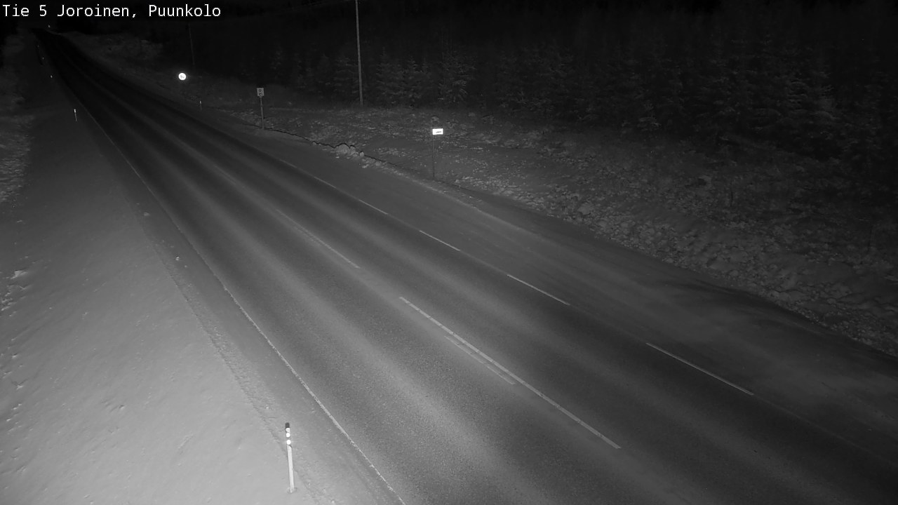 Weather Camera Image Väg 5 Joirois, Puunkolo, Joroinen, Pohjois-Savo