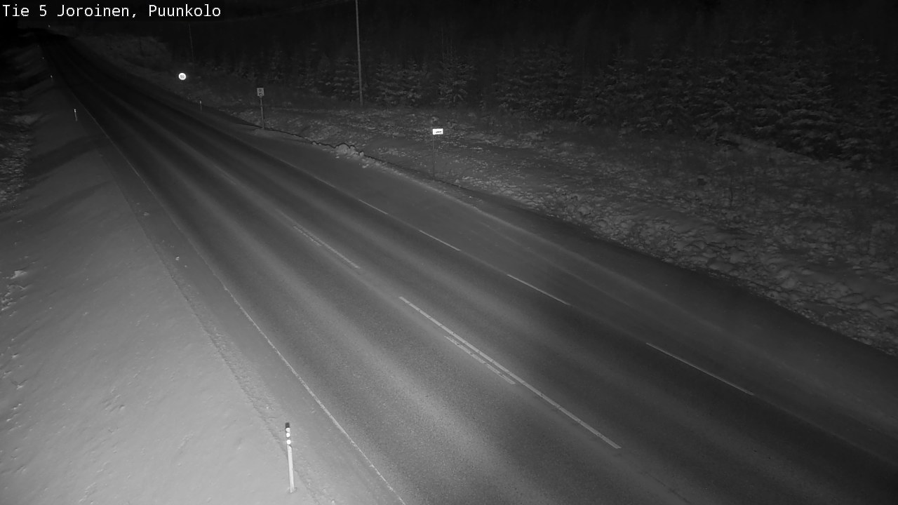 Weather Camera Image Väg 5 Joirois, Puunkolo, Joroinen, Pohjois-Savo