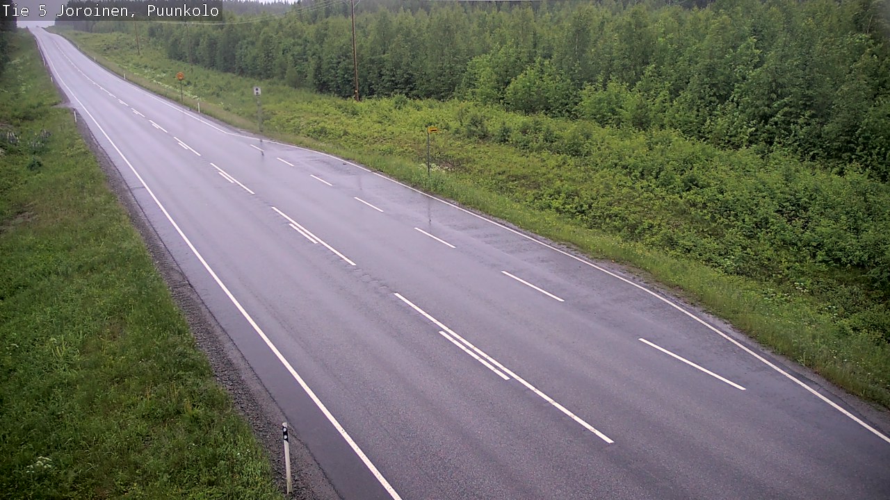 Weather Camera Image Road 5 Joroinen, Puunkolo, Joroinen, Pohjois-Savo