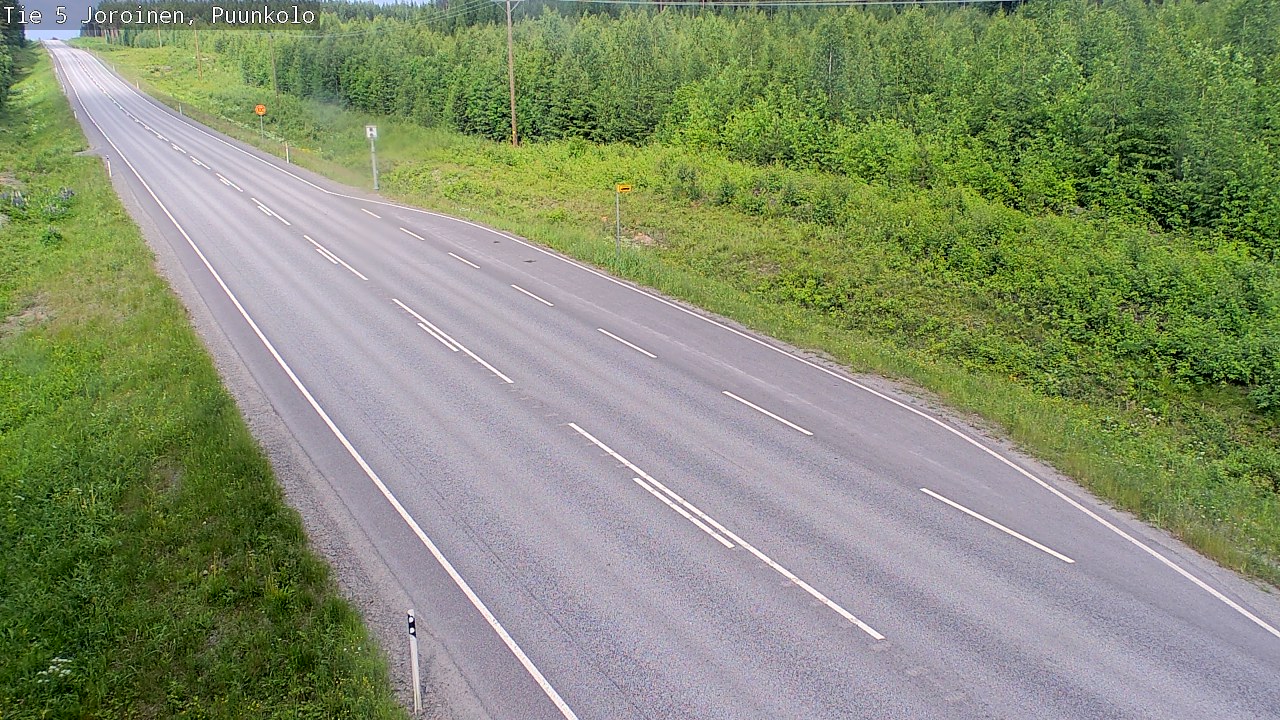 Weather Camera Image Road 5 Joroinen, Puunkolo, Joroinen, Pohjois-Savo