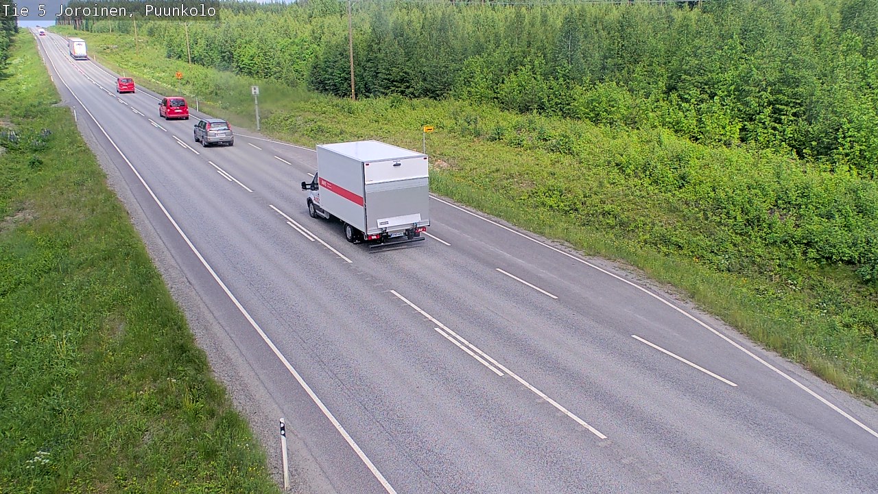 Weather Camera Image Road 5 Joroinen, Puunkolo, Joroinen, Pohjois-Savo
