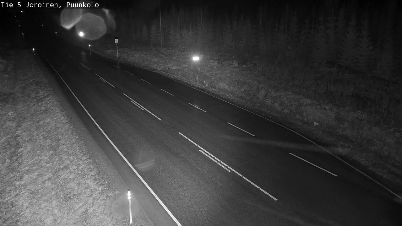 Weather Camera Image Road 5 Joroinen, Puunkolo, Joroinen, Pohjois-Savo