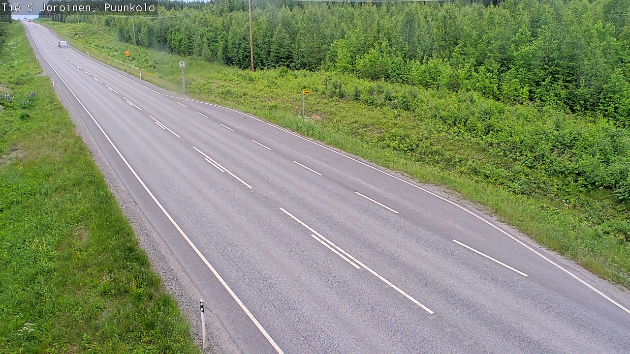 Weather Camera Image Road 5 Joroinen, Puunkolo, Joroinen, Pohjois-Savo