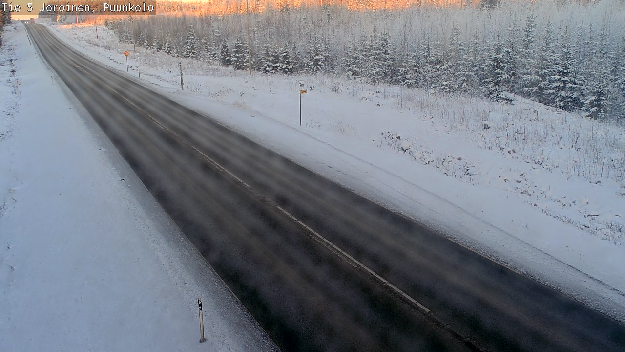 Weather Camera Image Väg 5 Joirois, Puunkolo, Joroinen, Pohjois-Savo