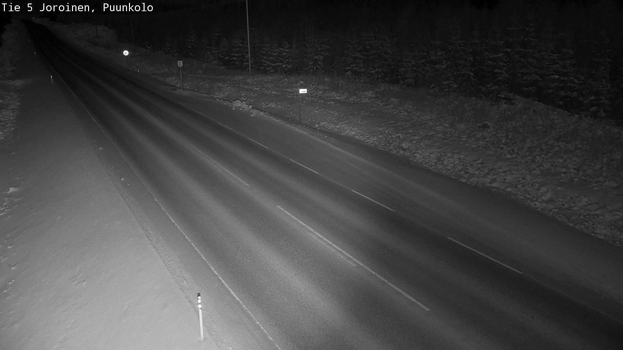 Weather Camera Image Väg 5 Joirois, Puunkolo, Joroinen, Pohjois-Savo