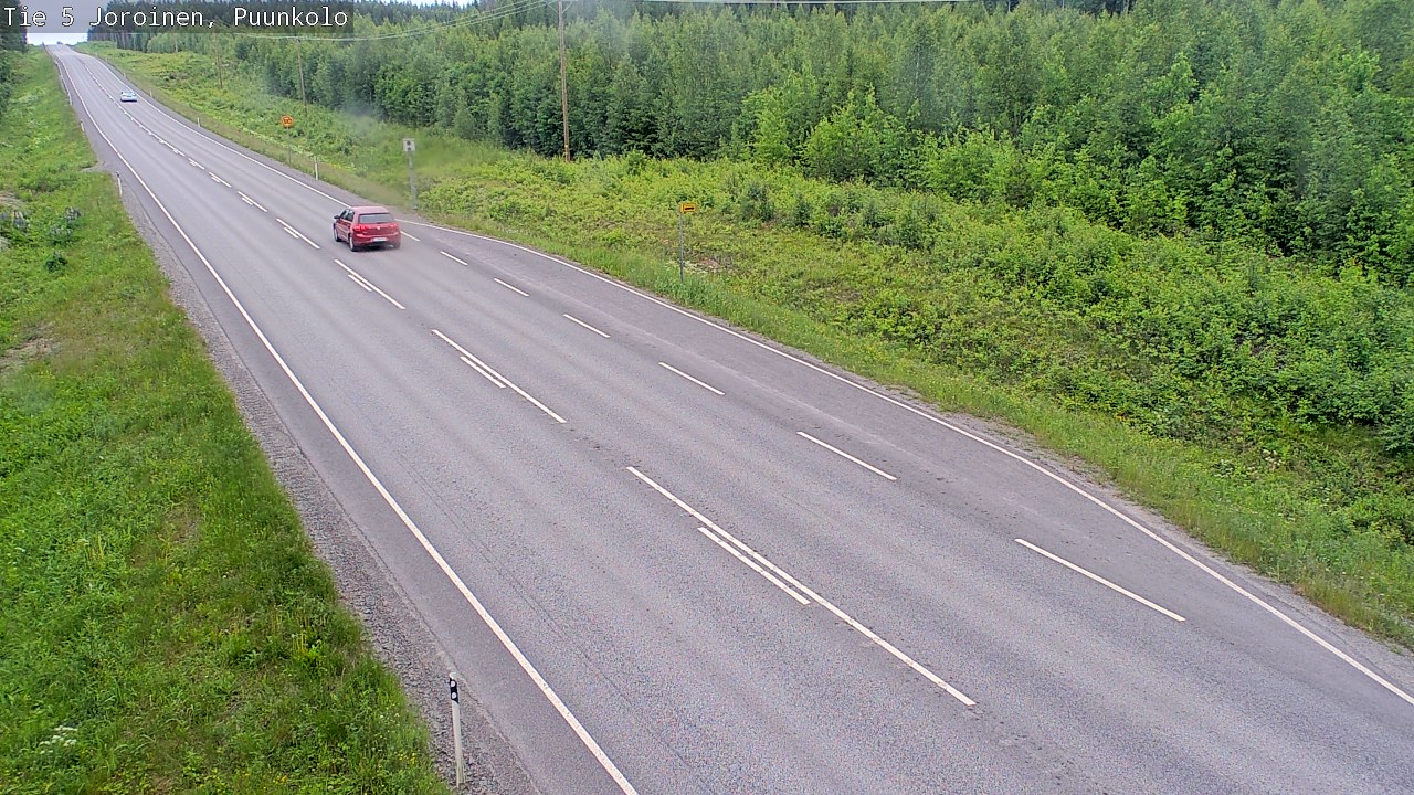 Weather Camera Image Road 5 Joroinen, Puunkolo, Joroinen, Pohjois-Savo