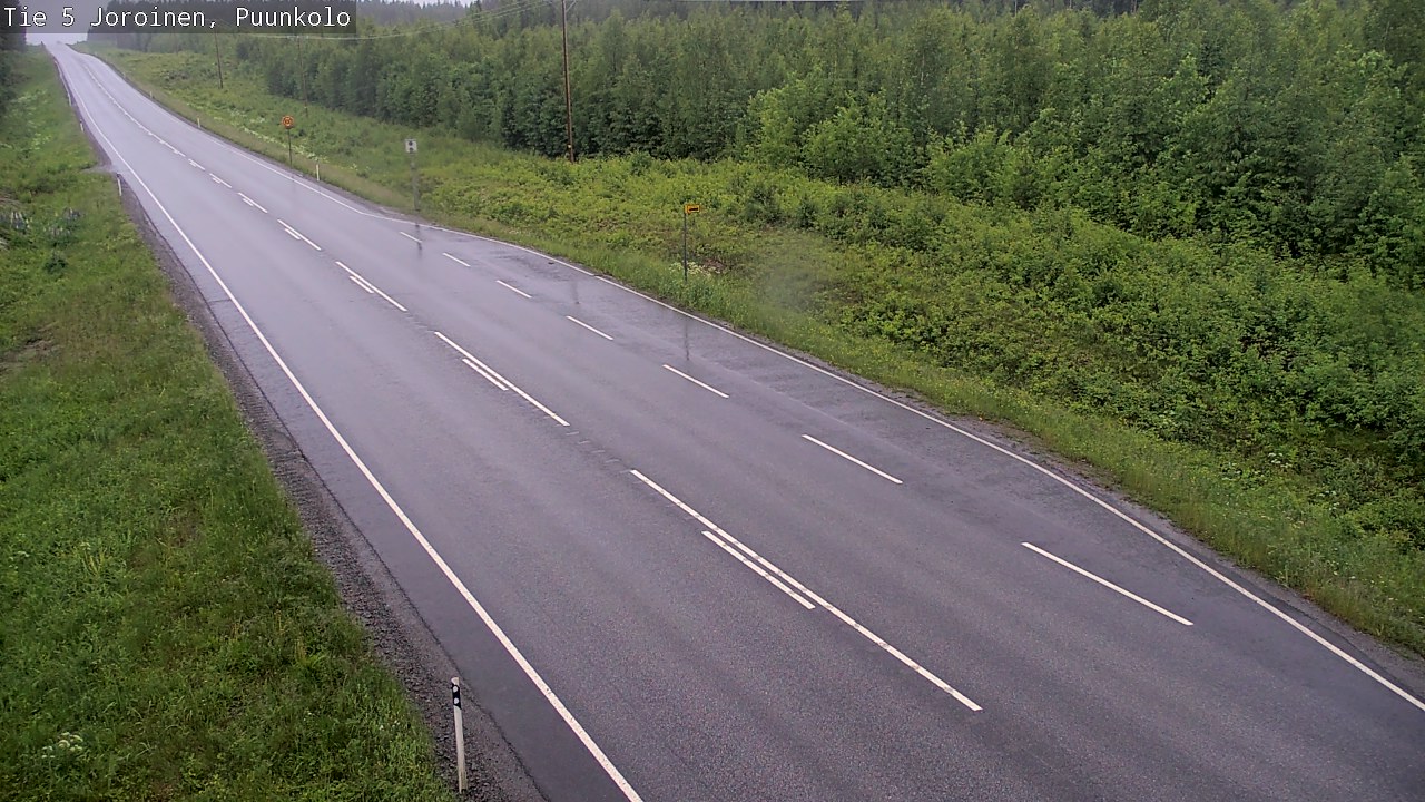 Weather Camera Image Road 5 Joroinen, Puunkolo, Joroinen, Pohjois-Savo