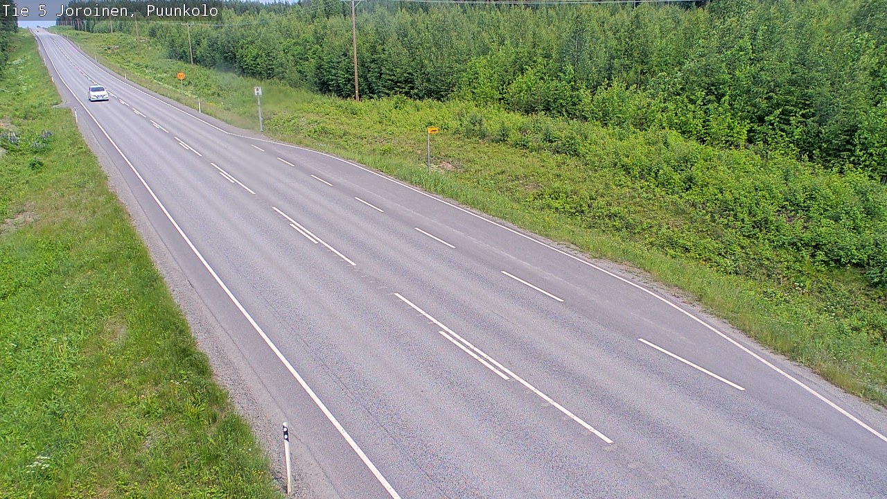 Weather Camera Image Road 5 Joroinen, Puunkolo, Joroinen, Pohjois-Savo