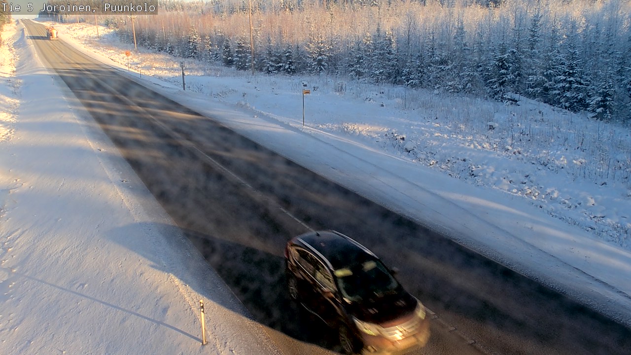 Weather Camera Image Väg 5 Joirois, Puunkolo, Joroinen, Pohjois-Savo
