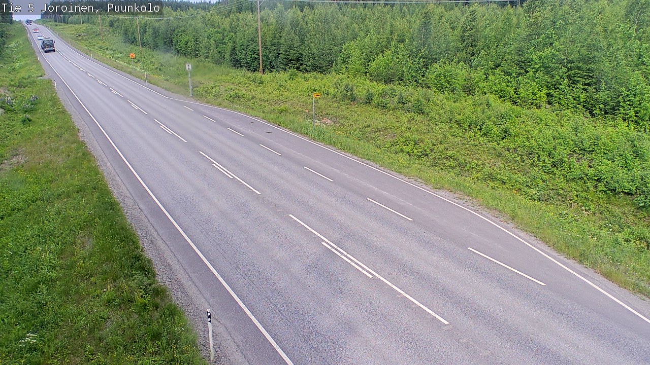 Weather Camera Image Road 5 Joroinen, Puunkolo, Joroinen, Pohjois-Savo
