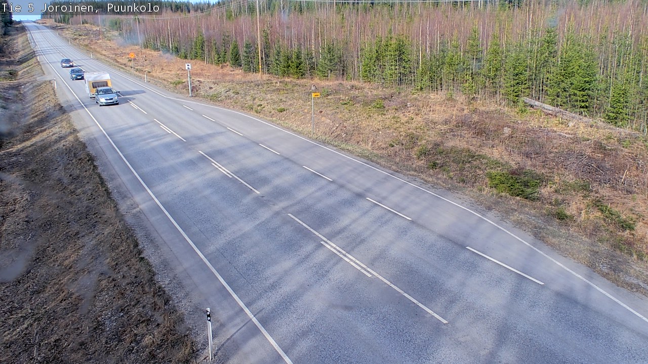 Kelikamerat Kuva Tie 5 Joroinen, Puunkolo, Joroinen, Pohjois-Savo