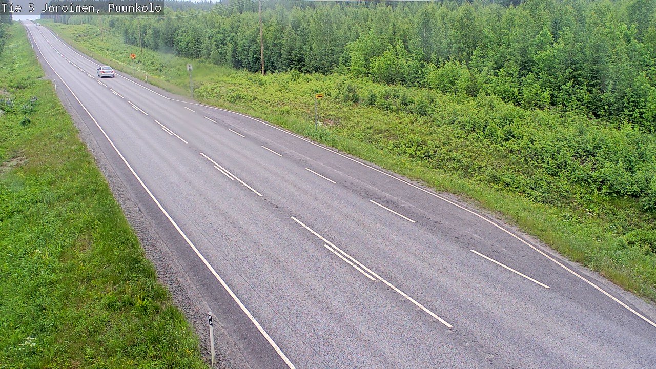 Weather Camera Image Road 5 Joroinen, Puunkolo, Joroinen, Pohjois-Savo