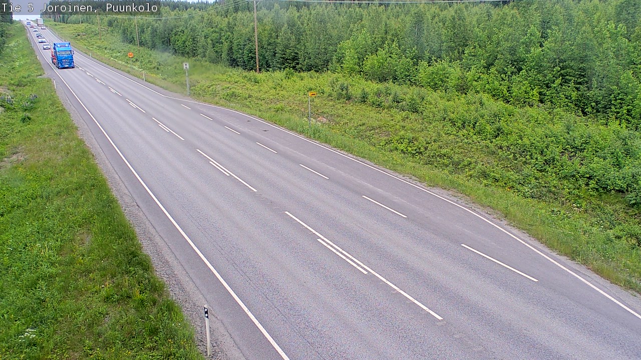 Weather Camera Image Road 5 Joroinen, Puunkolo, Joroinen, Pohjois-Savo