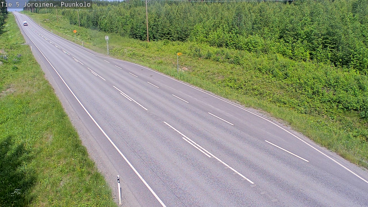 Weather Camera Image Road 5 Joroinen, Puunkolo, Joroinen, Pohjois-Savo