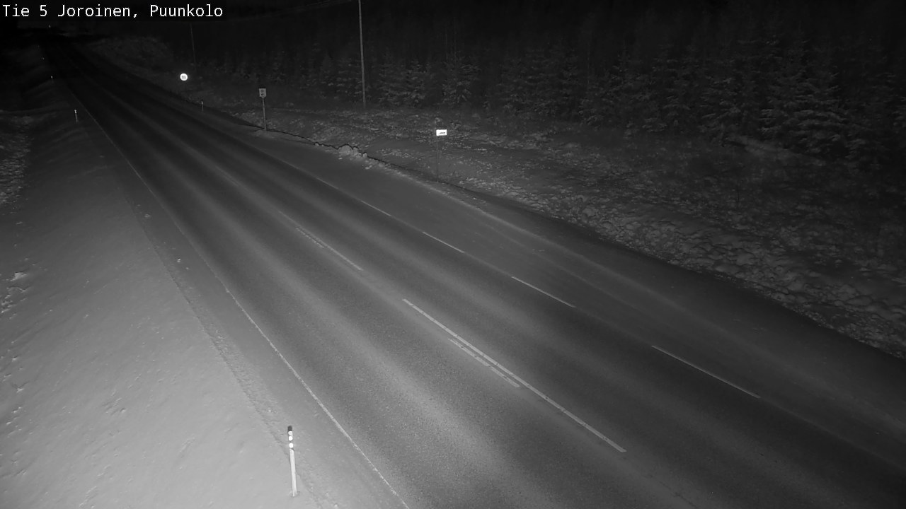 Weather Camera Image Road 5 Joroinen, Puunkolo, Joroinen, Pohjois-Savo
