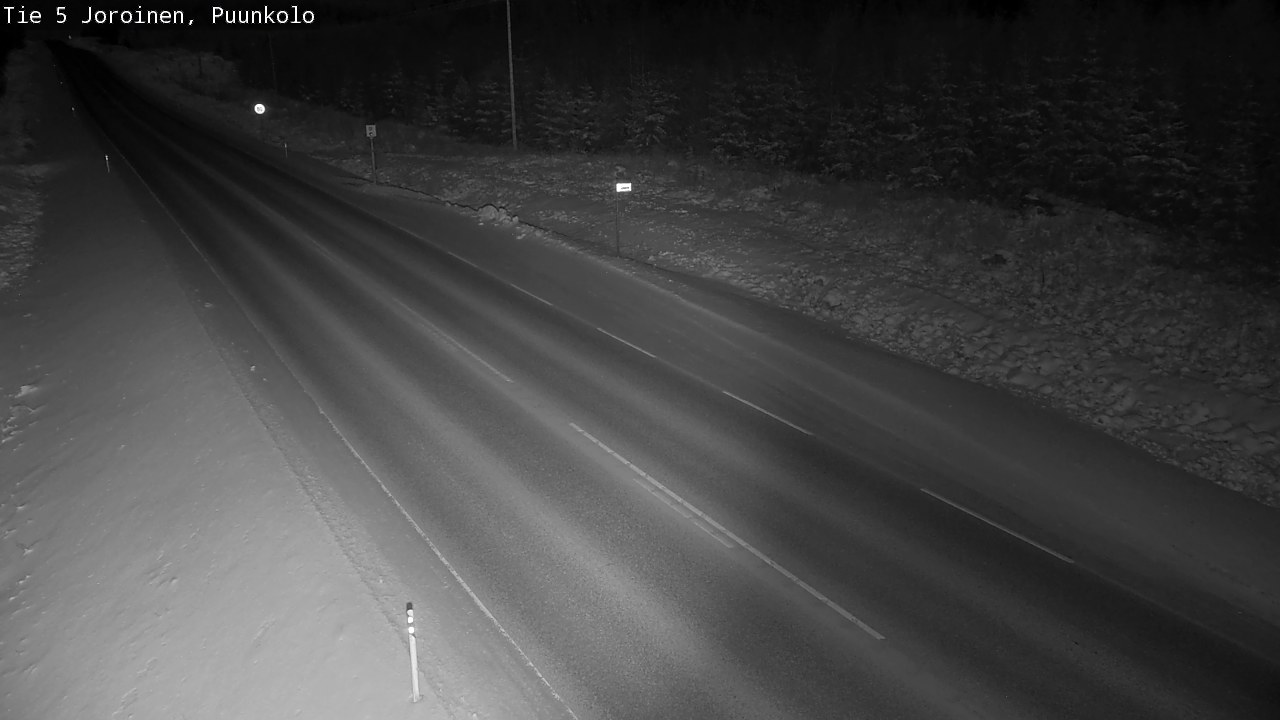 Weather Camera Image Väg 5 Joirois, Puunkolo, Joroinen, Pohjois-Savo