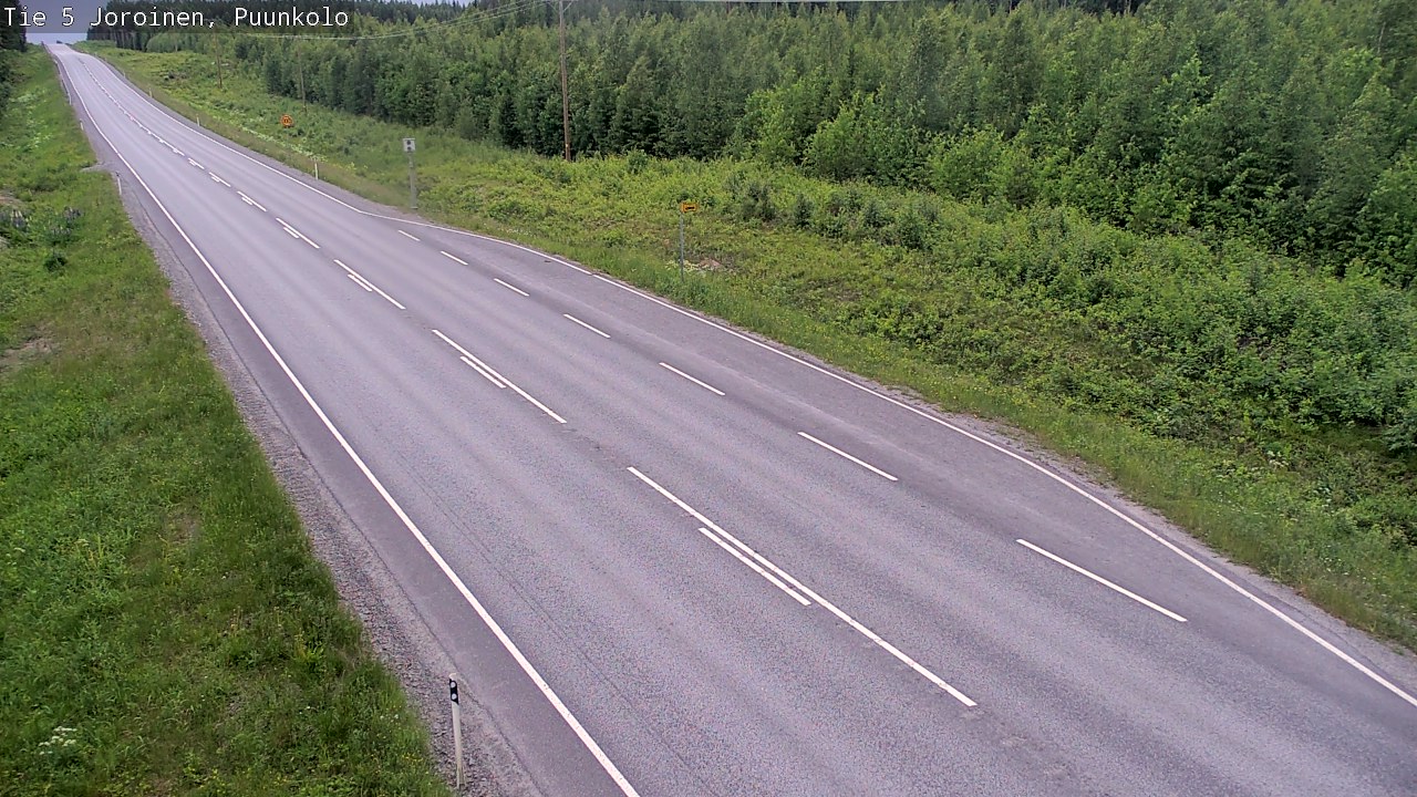Weather Camera Image Road 5 Joroinen, Puunkolo, Joroinen, Pohjois-Savo