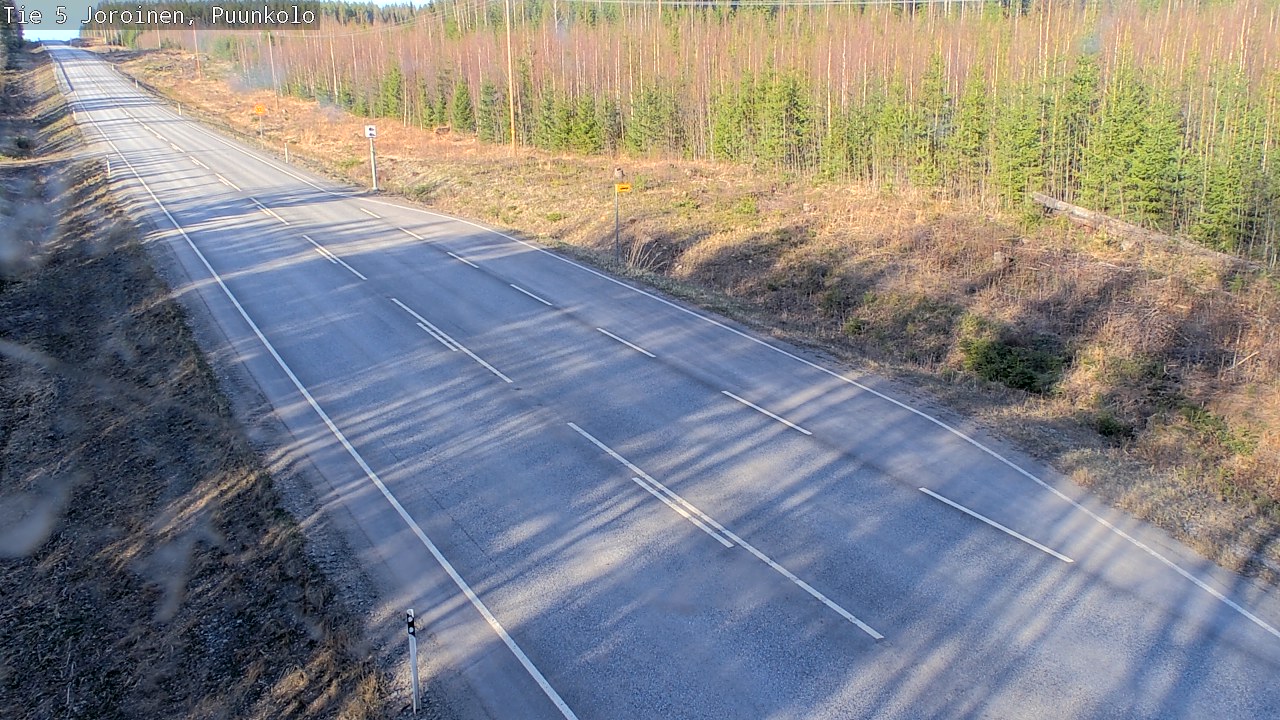 Kelikamerat Kuva Tie 5 Joroinen, Puunkolo, Joroinen, Pohjois-Savo