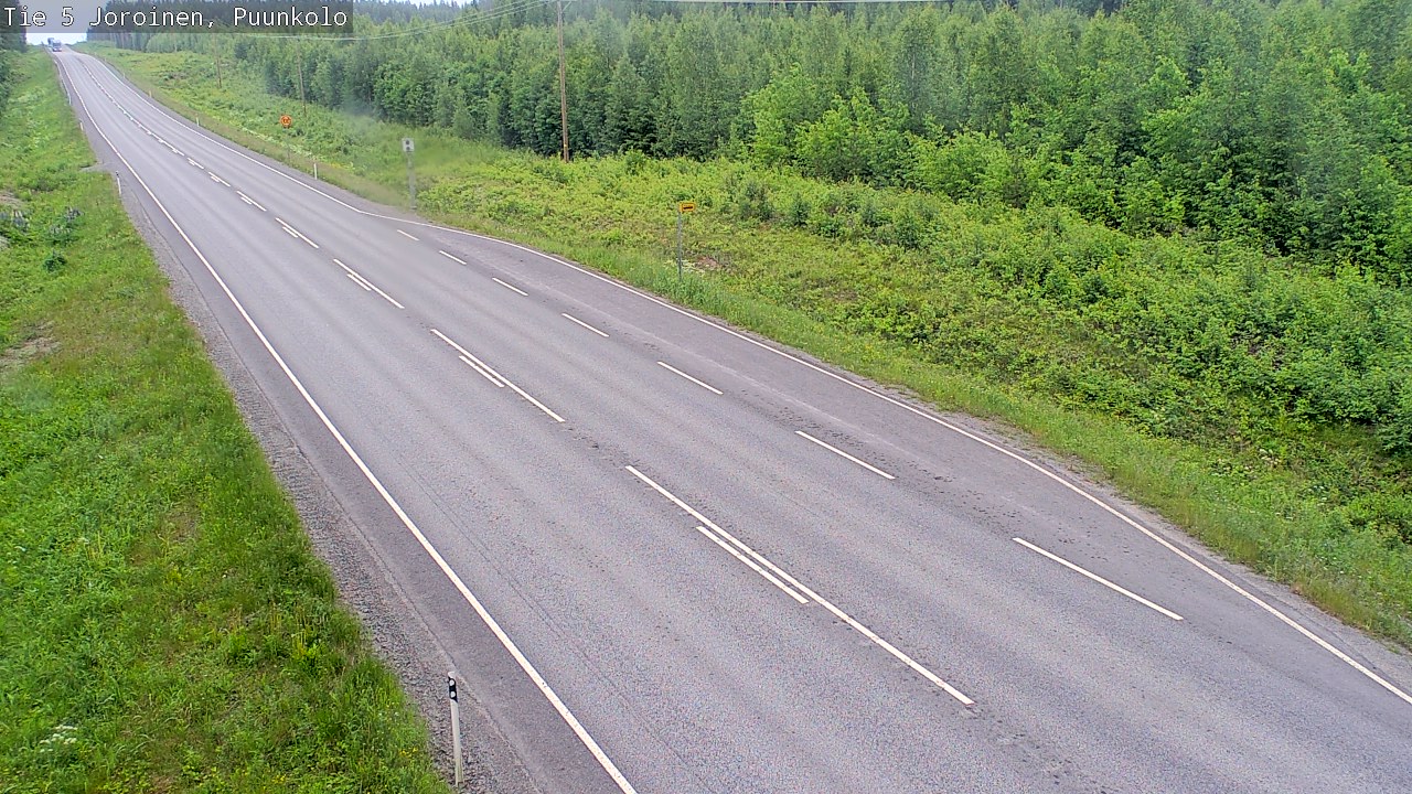 Weather Camera Image Road 5 Joroinen, Puunkolo, Joroinen, Pohjois-Savo