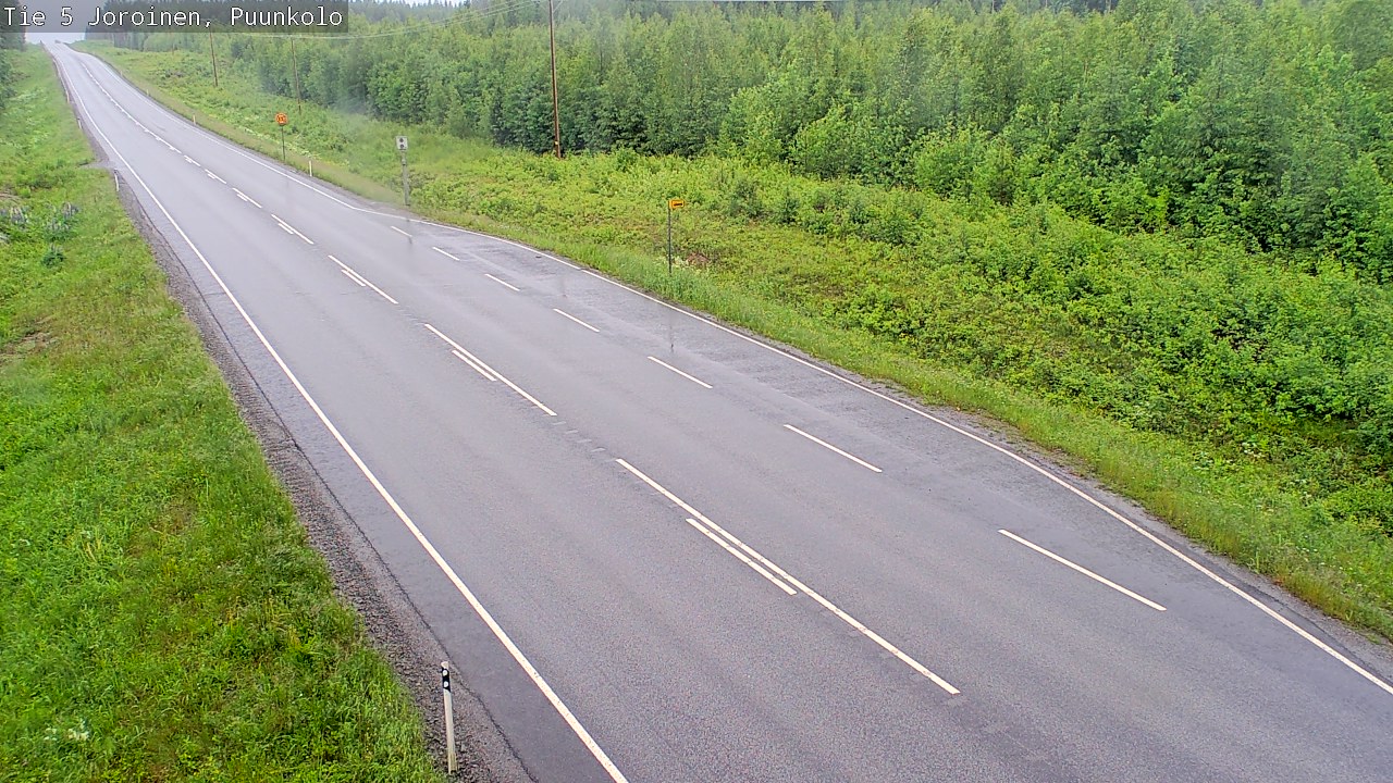 Weather Camera Image Road 5 Joroinen, Puunkolo, Joroinen, Pohjois-Savo