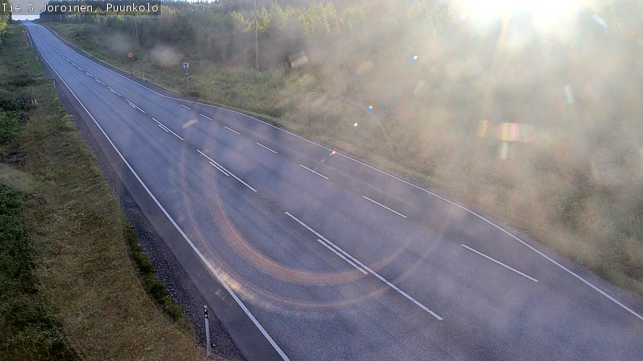 Weather Camera Image Road 5 Joroinen, Puunkolo, Joroinen, Pohjois-Savo