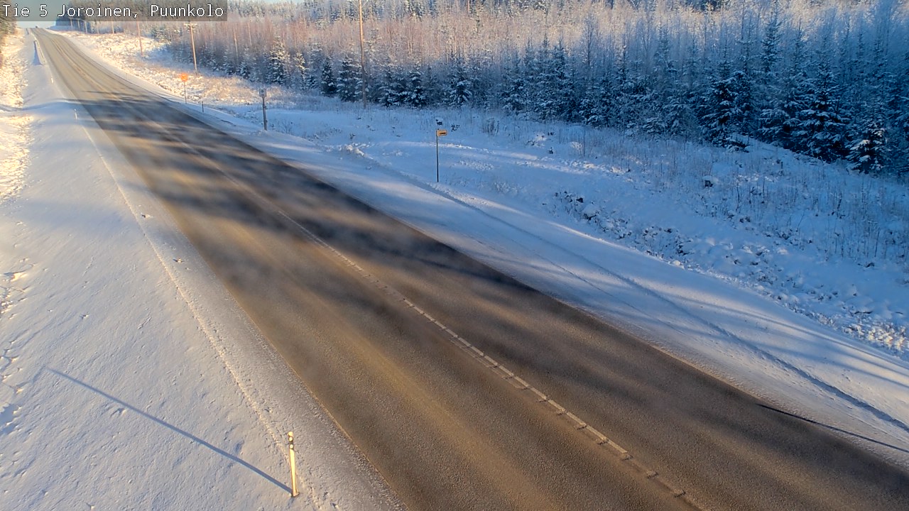 Weather Camera Image Väg 5 Joirois, Puunkolo, Joroinen, Pohjois-Savo
