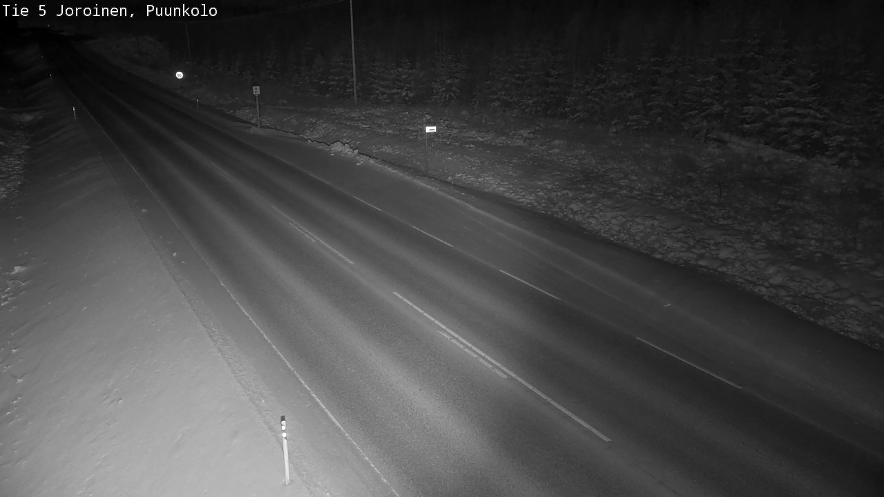Weather Camera Image Road 5 Joroinen, Puunkolo, Joroinen, Pohjois-Savo