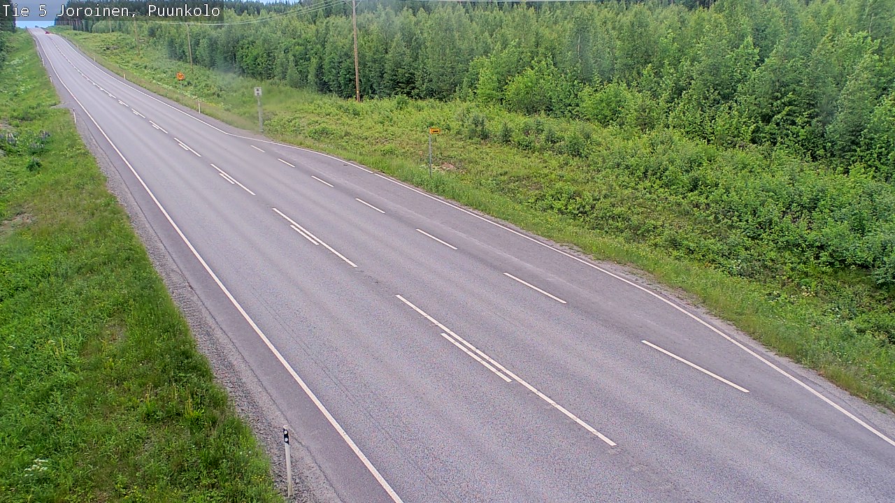 Weather Camera Image Road 5 Joroinen, Puunkolo, Joroinen, Pohjois-Savo