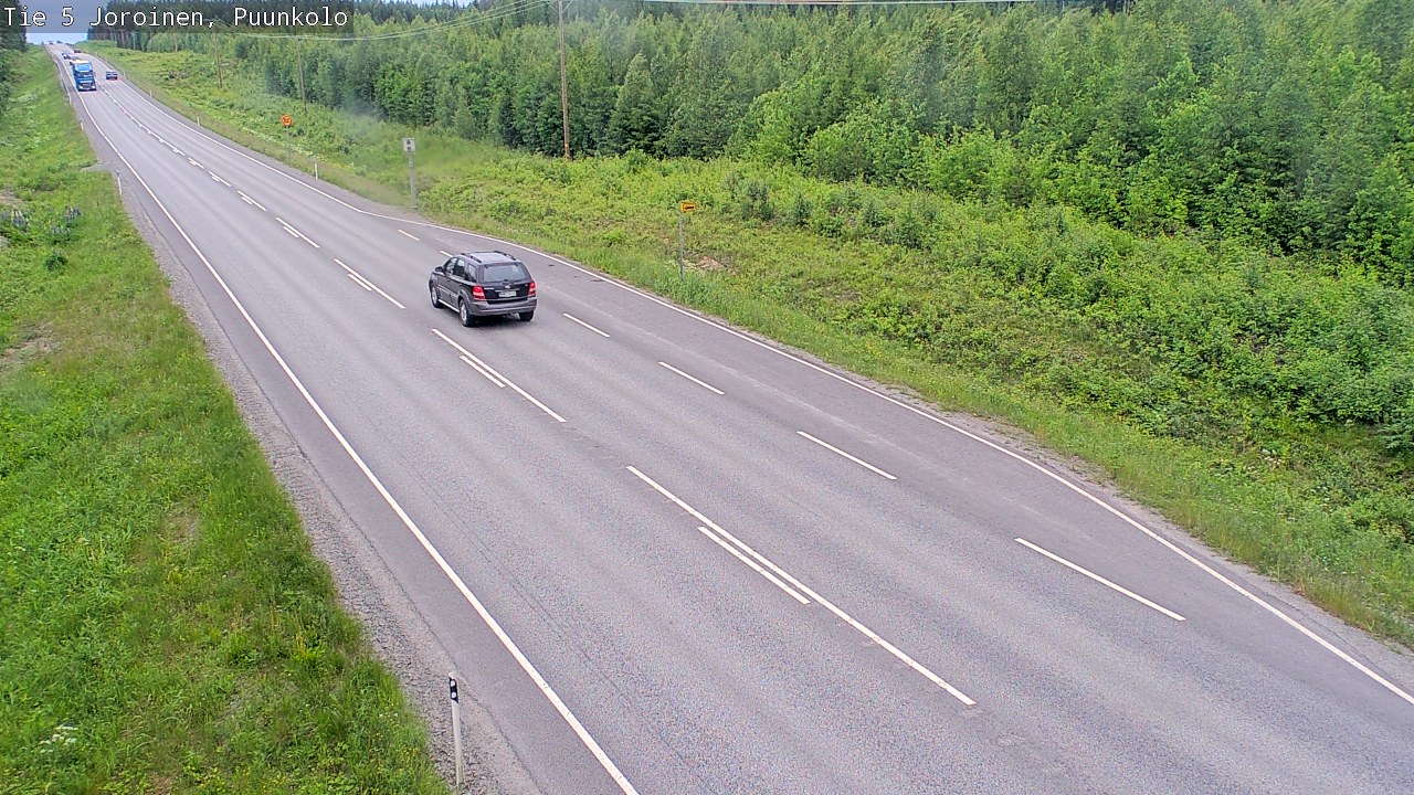 Weather Camera Image Road 5 Joroinen, Puunkolo, Joroinen, Pohjois-Savo