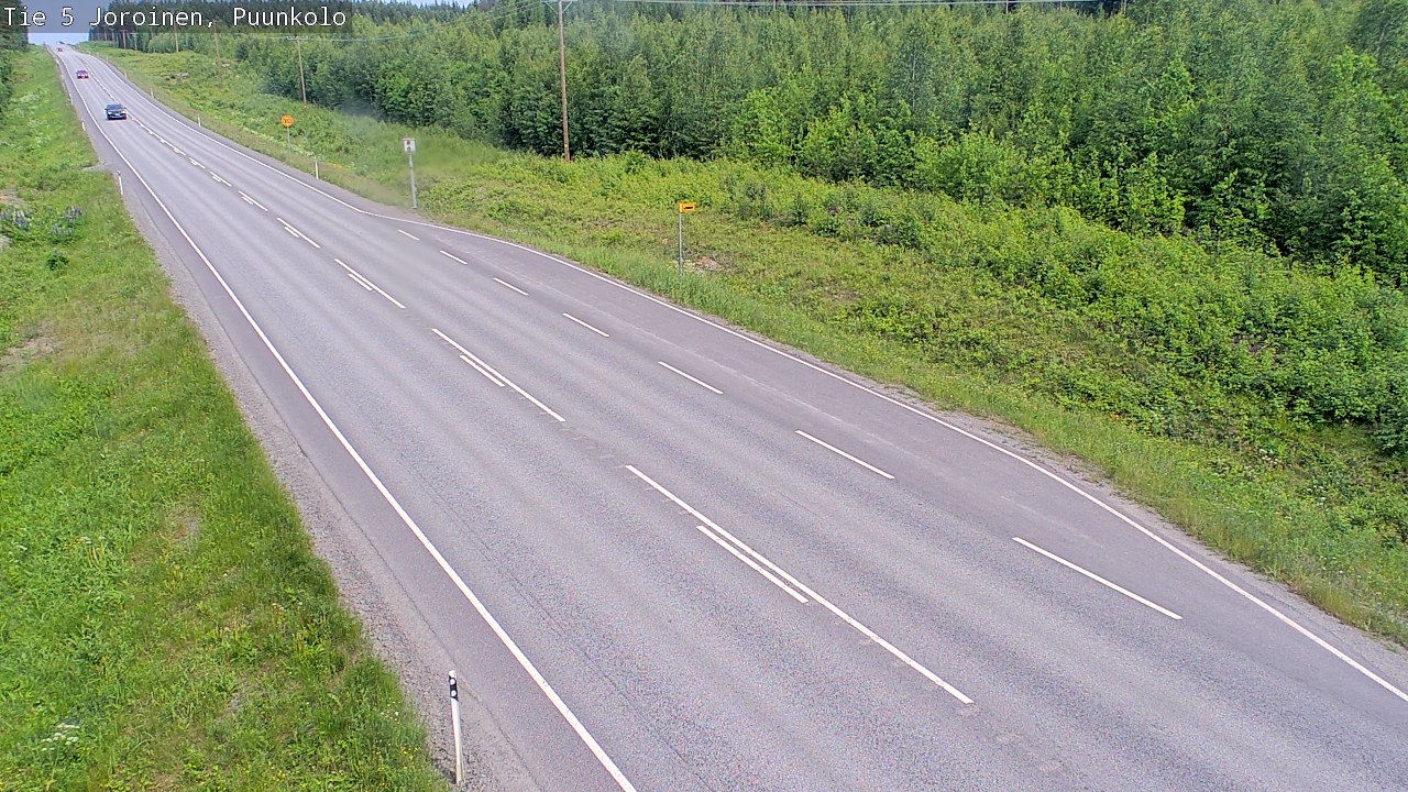 Weather Camera Image Road 5 Joroinen, Puunkolo, Joroinen, Pohjois-Savo