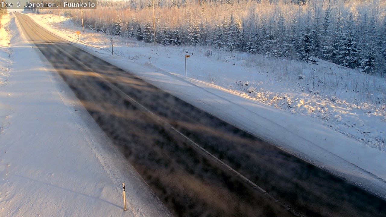 Weather Camera Image Väg 5 Joirois, Puunkolo, Joroinen, Pohjois-Savo