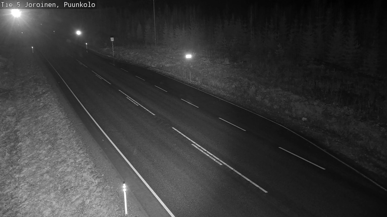 Weather Camera Image Road 5 Joroinen, Puunkolo, Joroinen, Pohjois-Savo
