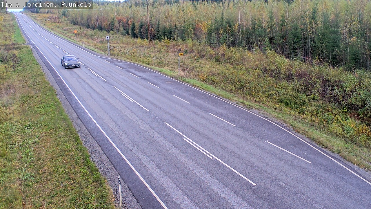 Weather Camera Image Road 5 Joroinen, Puunkolo, Joroinen, Pohjois-Savo