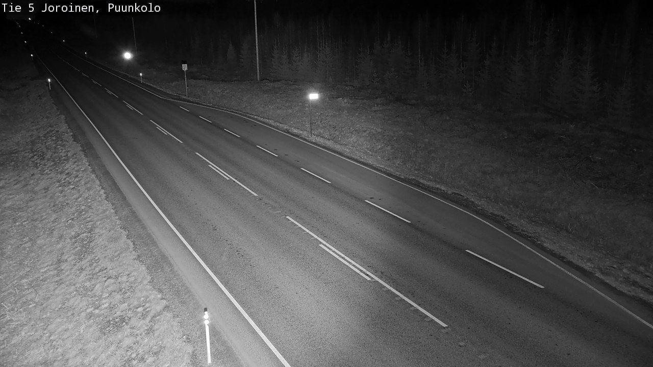 Weather Camera Image Road 5 Joroinen, Puunkolo, Joroinen, Pohjois-Savo