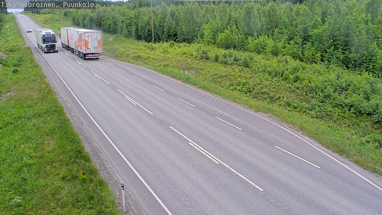 Weather Camera Image Road 5 Joroinen, Puunkolo, Joroinen, Pohjois-Savo