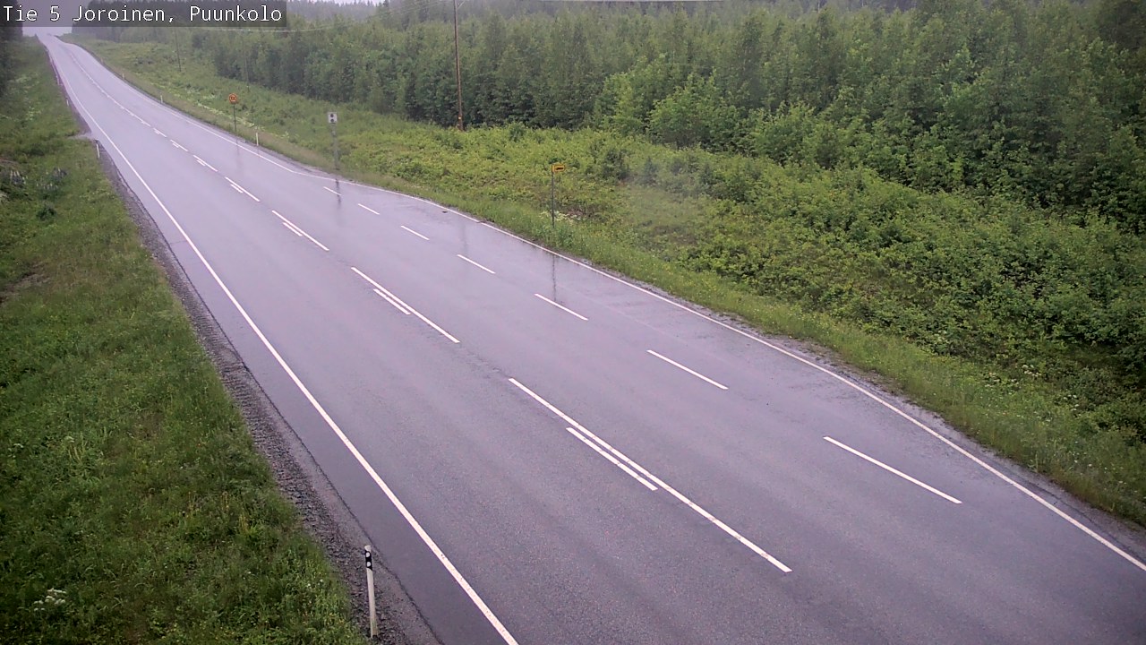 Weather Camera Image Road 5 Joroinen, Puunkolo, Joroinen, Pohjois-Savo