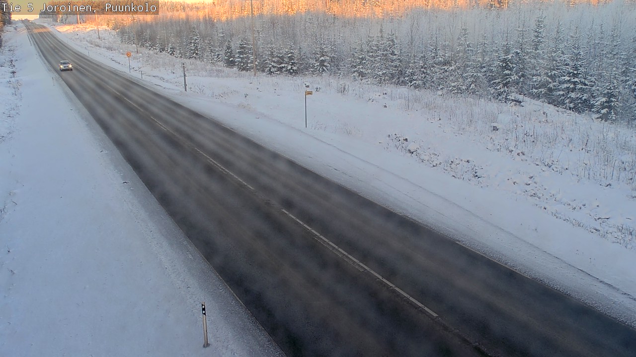 Weather Camera Image Väg 5 Joirois, Puunkolo, Joroinen, Pohjois-Savo