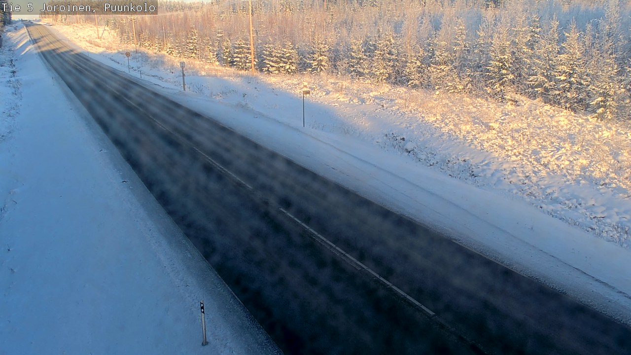 Weather Camera Image Väg 5 Joirois, Puunkolo, Joroinen, Pohjois-Savo