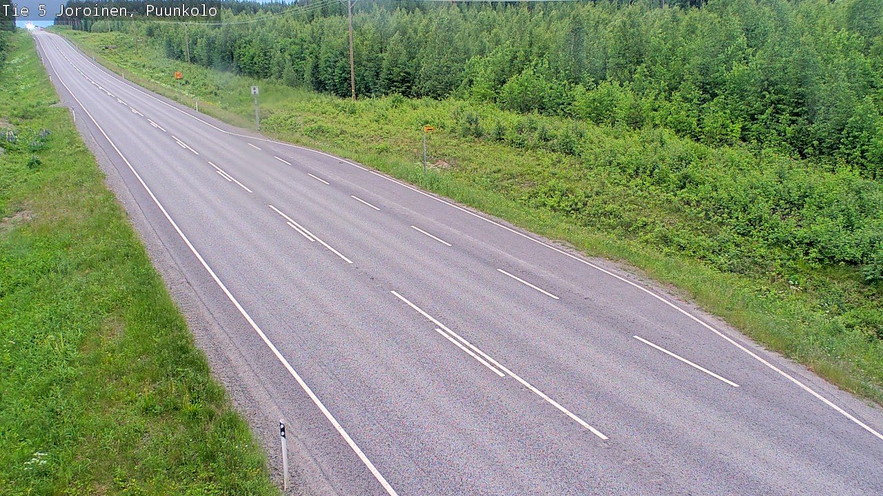 Weather Camera Image Road 5 Joroinen, Puunkolo, Joroinen, Pohjois-Savo